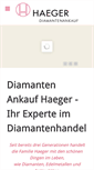 Mobile Screenshot of diamanten-haeger.de